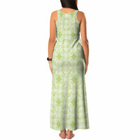 Omaomao Hawaii Iwa Bird Palaka Motifs Tank Maxi Dress