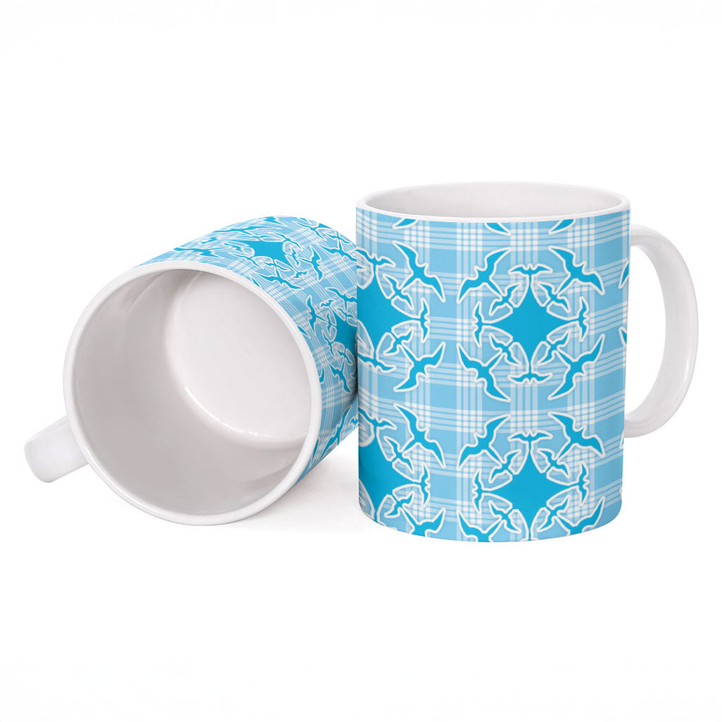 Polu Hawaii Iwa Bird Palaka Motifs Ceramic Mug