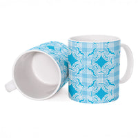 Polu Hawaii Iwa Bird Palaka Motifs Ceramic Mug