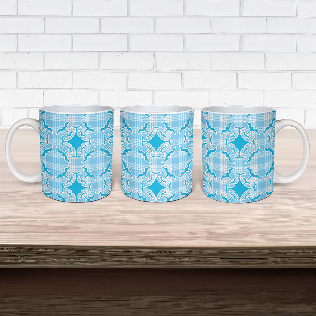 Polu Hawaii Iwa Bird Palaka Motifs Ceramic Mug