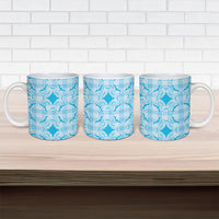 Polu Hawaii Iwa Bird Palaka Motifs Ceramic Mug