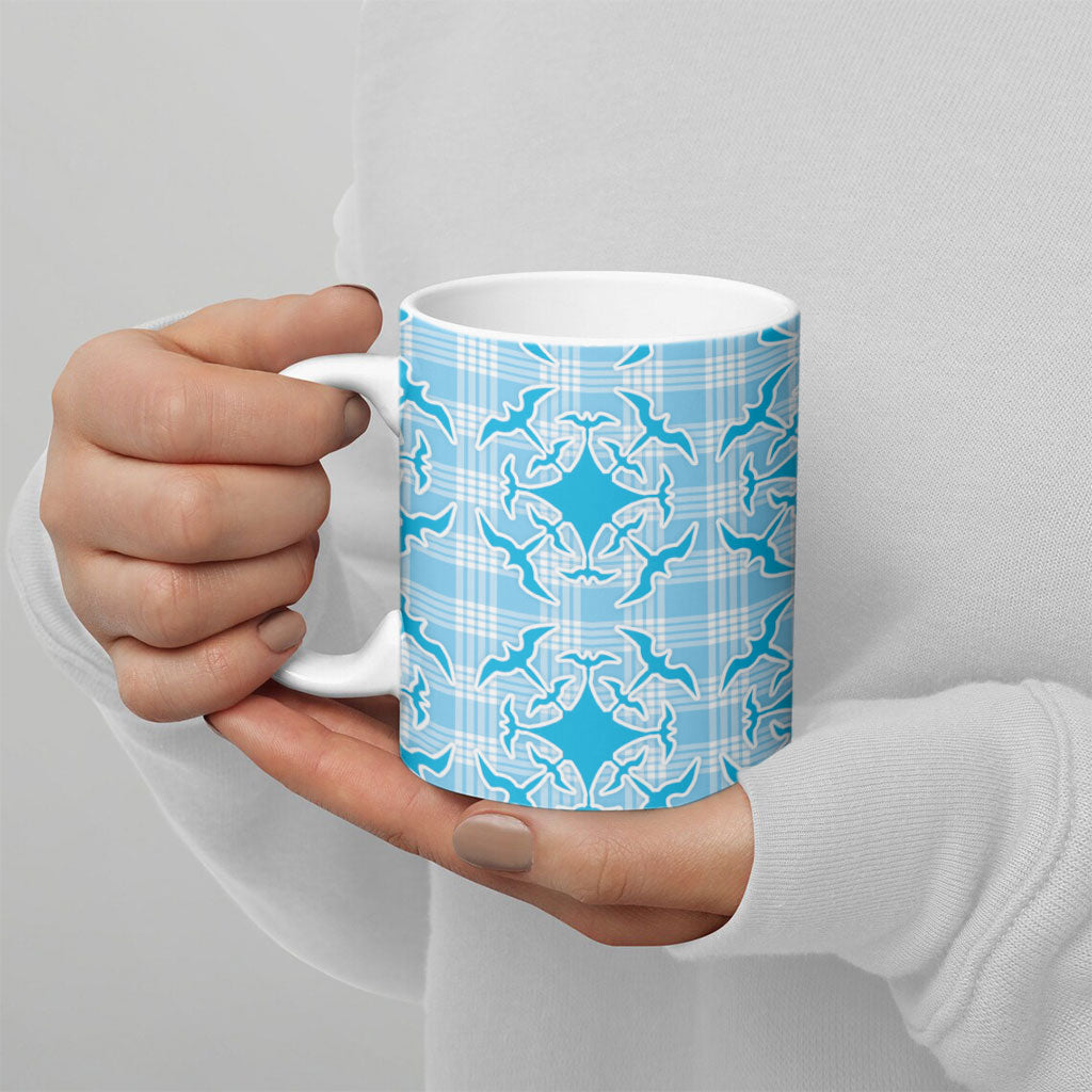 Polu Hawaii Iwa Bird Palaka Motifs Ceramic Mug