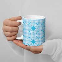 Polu Hawaii Iwa Bird Palaka Motifs Ceramic Mug
