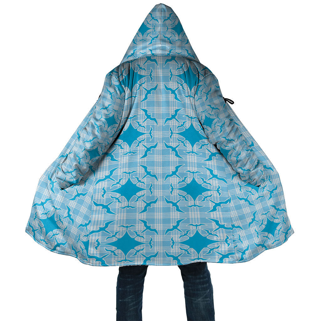 Polu Hawaii Iwa Bird Palaka Motifs Cloak LT14 Unisex Blue - Polynesian Pride