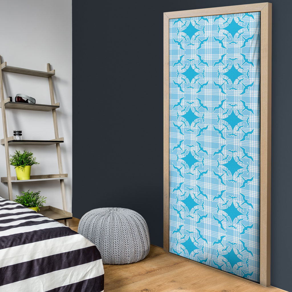 Polu Hawaii Iwa Bird Palaka Motifs Door Cover