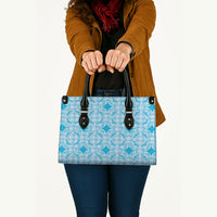 Polu Hawaii Iwa Bird Palaka Motifs Leather Bag