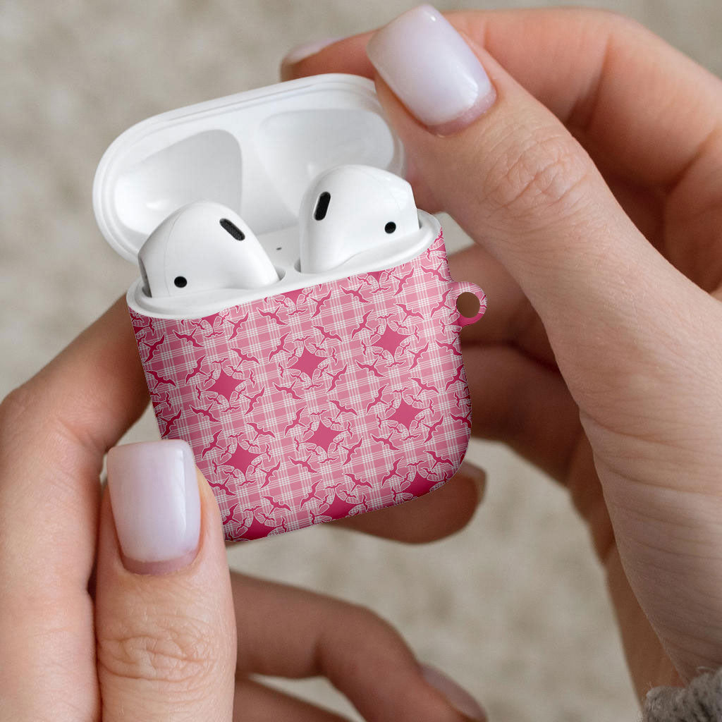 Alaka Hawaii Iwa Bird Palaka Motifs AirPods Case