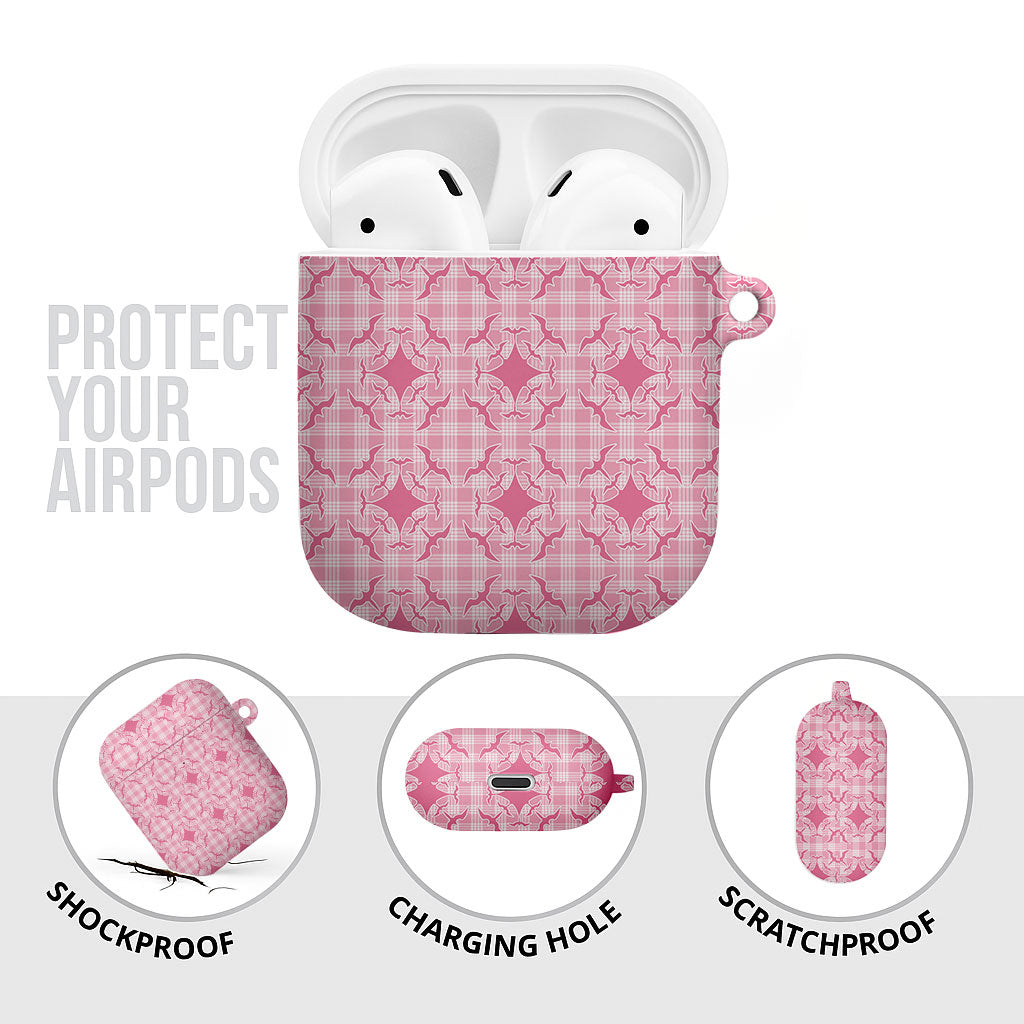 Alaka Hawaii Iwa Bird Palaka Motifs AirPods Case