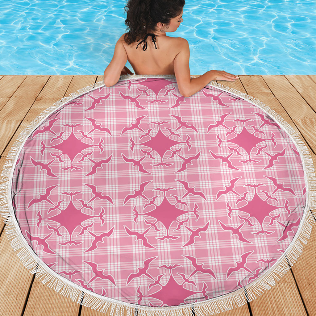 Alaka Hawaii Iwa Bird Palaka Motifs Beach Blanket