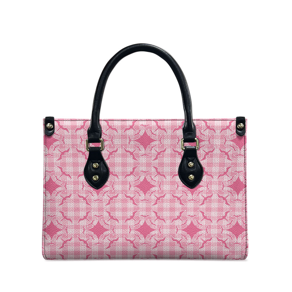 Alaka Hawaii Iwa Bird Palaka Motifs Leather Bag