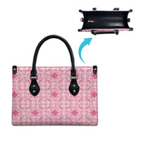 Alaka Hawaii Iwa Bird Palaka Motifs Leather Bag