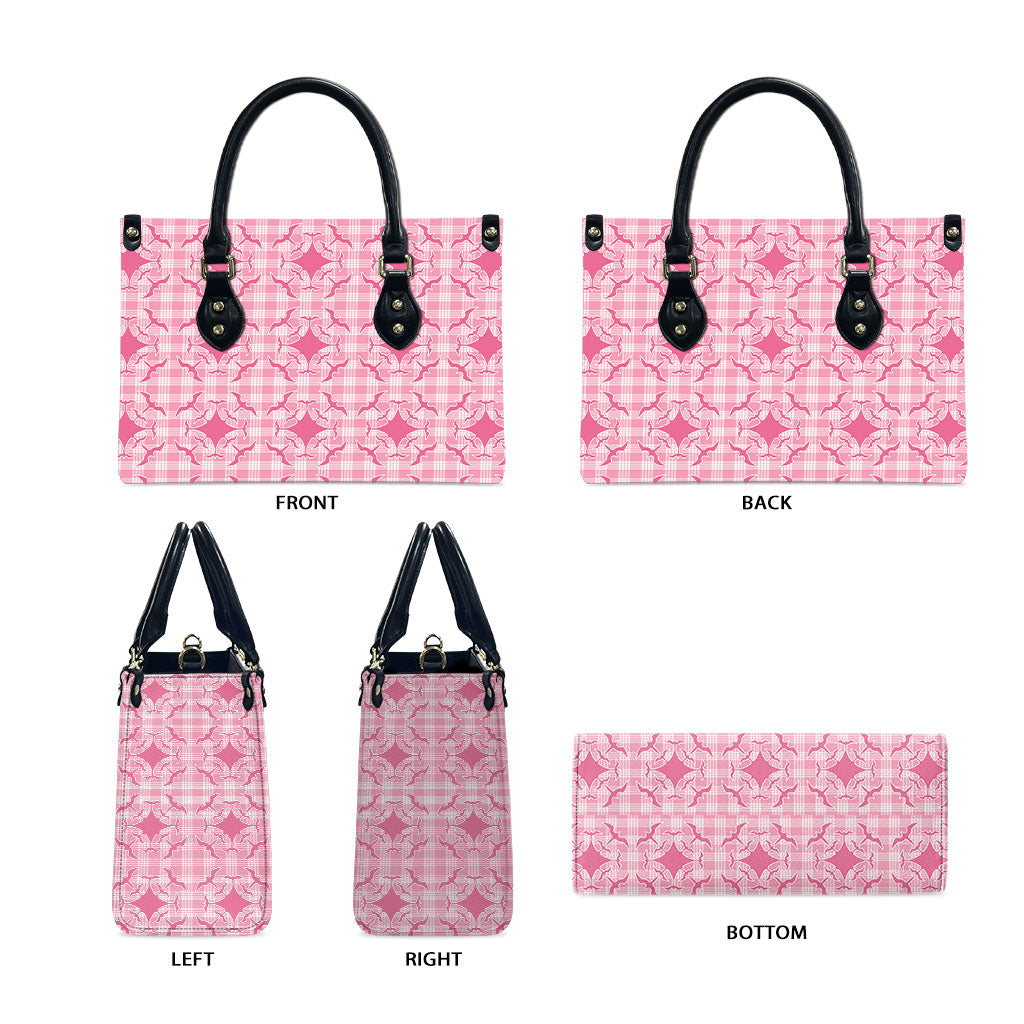 Alaka Hawaii Iwa Bird Palaka Motifs Leather Bag
