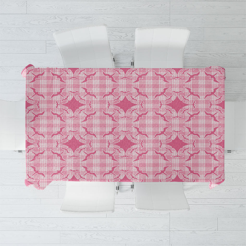 Alaka Hawaii Iwa Bird Palaka Motifs Tablecloth