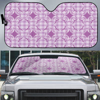 Poni Hawaii Iwa Bird Palaka Motifs Auto Sun Shade