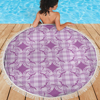 Poni Hawaii Iwa Bird Palaka Motifs Beach Blanket