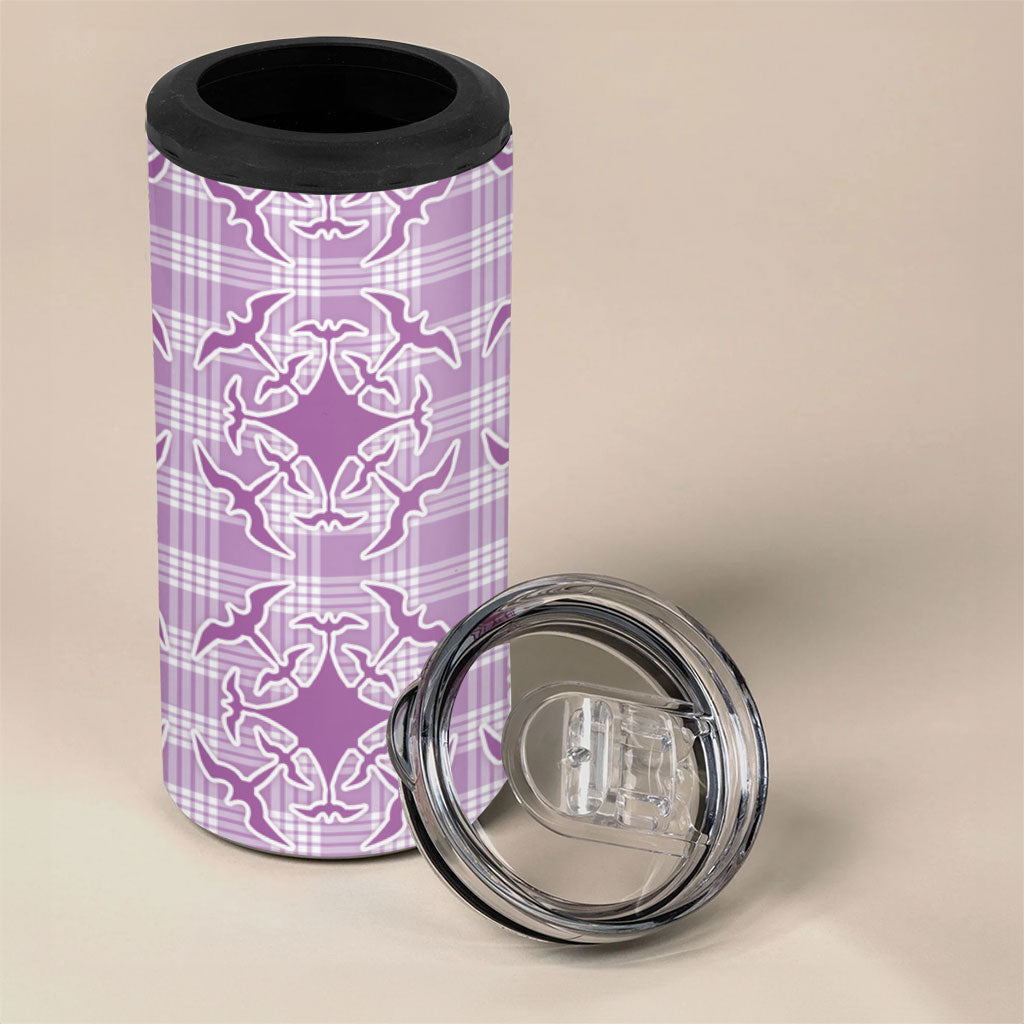 Poni Hawaii Iwa Bird Palaka Motifs 4 in 1 Can Cooler Tumbler