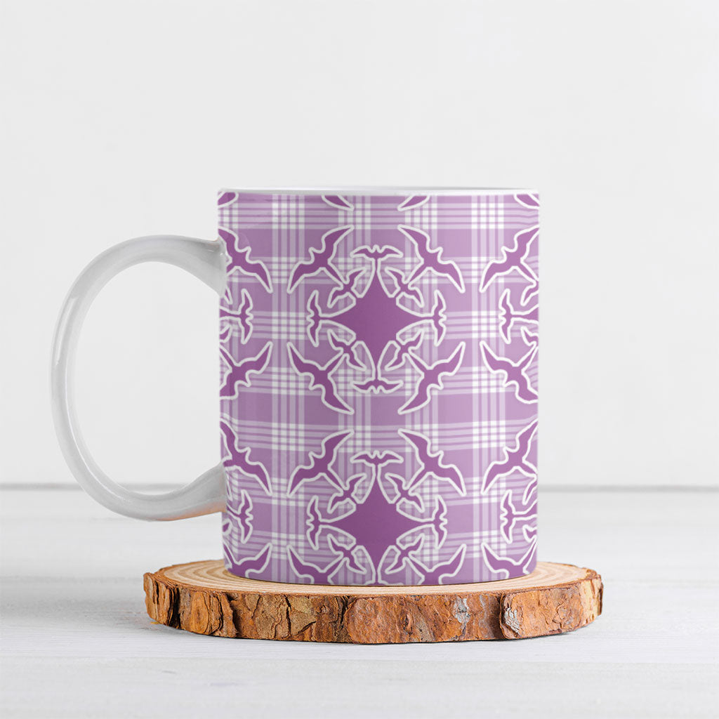 Poni Hawaii Iwa Bird Palaka Motifs Ceramic Mug