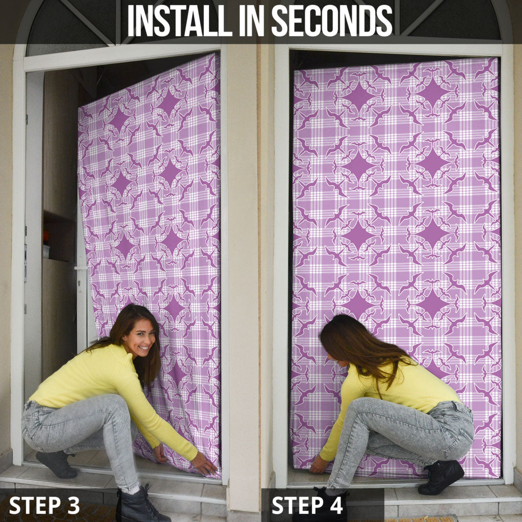 Poni Hawaii Iwa Bird Palaka Motifs Door Cover