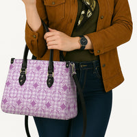 Poni Hawaii Iwa Bird Palaka Motifs Leather Bag