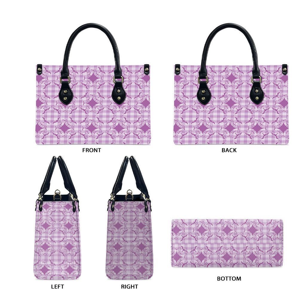 Poni Hawaii Iwa Bird Palaka Motifs Leather Bag