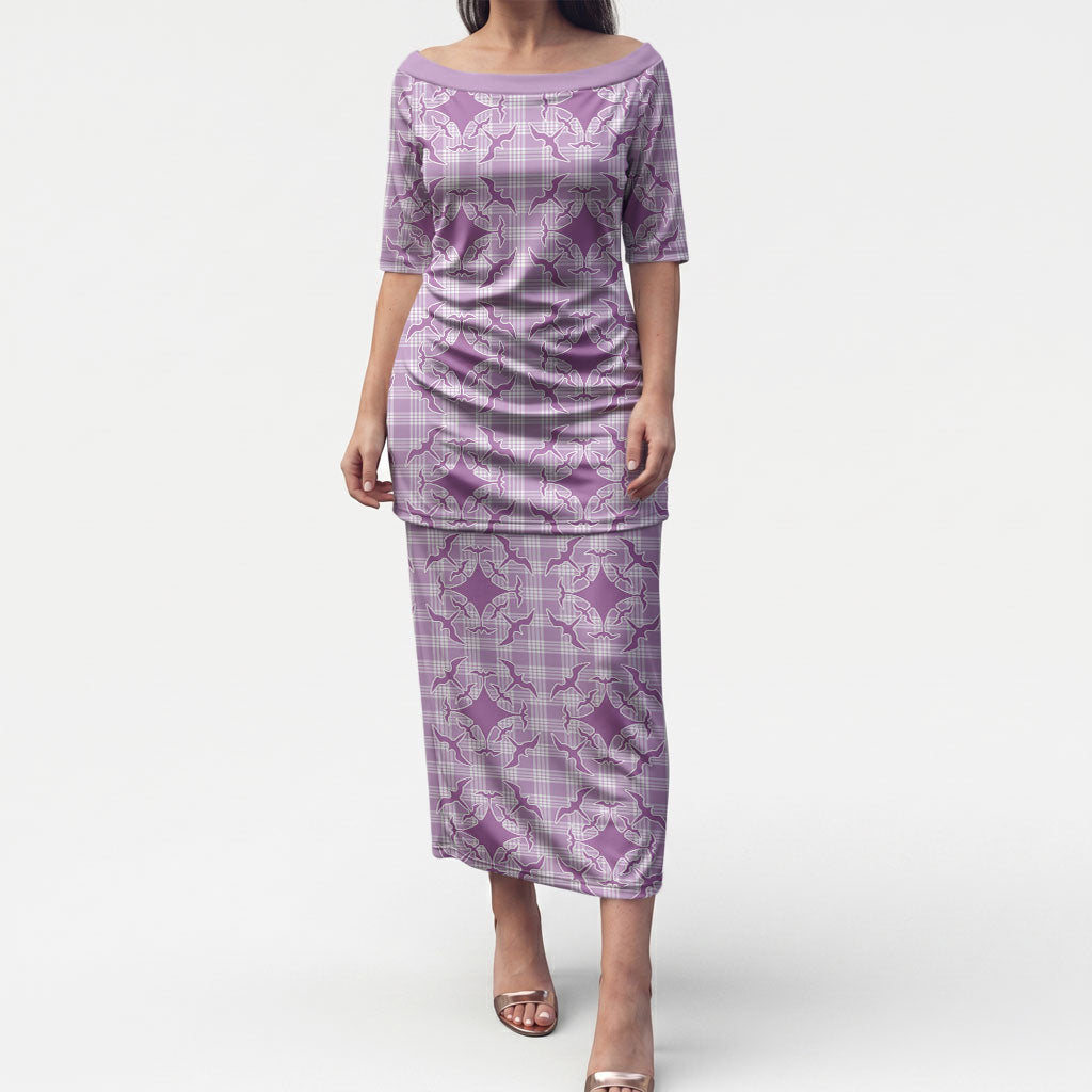 Poni Hawaii Iwa Bird Palaka Motifs Puletasi