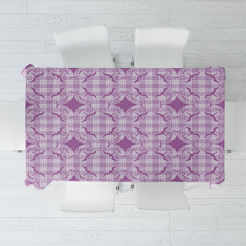 Poni Hawaii Iwa Bird Palaka Motifs Tablecloth