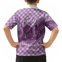Poni Hawaii Cowboy Palaka Motifs Personalised Hawaiian Shirt Paniolo Festival Puakenikeni Lei LT14 - Polynesian Pride