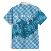 Polu Hawaii Cowboy Palaka Motifs Personalised Hawaiian Shirt Paniolo Festival Puakenikeni Lei LT14 - Polynesian Pride