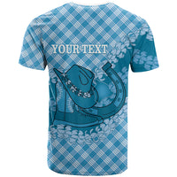 Polu Hawaii Cowboy Palaka Motifs Personalised T Shirt Paniolo Festival Puakenikeni Lei LT14 - Polynesian Pride