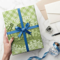 Omaomao Hawaii Cowboy Palaka Motifs Personalised Wrapping Paper Paniolo Festival Puakenikeni Lei LT14 - Polynesian Pride