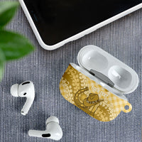 Melemele Hawaii Cowboy Palaka Motifs Personalised AirPods Case Paniolo Festival Puakenikeni Lei LT14 - Polynesian Pride