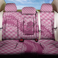 Alaka Hawaii Cowboy Palaka Motifs Personalised Back Car Seat Cover Paniolo Festival Puakenikeni Lei LT14 One Size Pink - Polynesian Pride