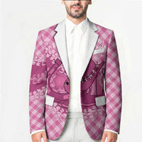 Alaka Hawaii Cowboy Palaka Motifs Personalised Blazer Paniolo Festival Puakenikeni Lei LT14 - Polynesian Pride