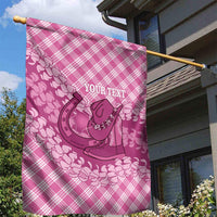 Alaka Hawaii Cowboy Palaka Motifs Personalised Garden Flag Paniolo Festival Puakenikeni Lei LT14 - Polynesian Pride