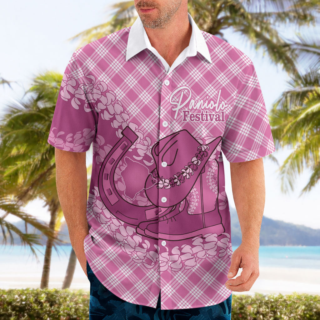 Alaka Hawaii Cowboy Palaka Motifs Personalised Hawaiian Shirt Paniolo Festival Puakenikeni Lei LT14 - Polynesian Pride
