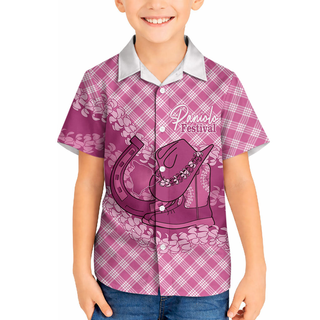 Alaka Hawaii Cowboy Palaka Motifs Personalised Hawaiian Shirt Paniolo Festival Puakenikeni Lei LT14 - Polynesian Pride