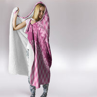Alaka Hawaii Cowboy Palaka Motifs Personalised Hooded Blanket Paniolo Festival Puakenikeni Lei LT14 - Polynesian Pride