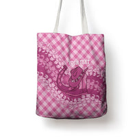 Alaka Hawaii Cowboy Palaka Motifs Personalised Tote Bag Paniolo Festival Puakenikeni Lei