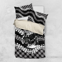 Eleele Hawaii Cowboy Palaka Motifs Personalised Bedding Set Paniolo Festival Puakenikeni Lei