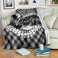 Eleele Hawaii Cowboy Palaka Motifs Personalised Blanket Paniolo Festival Puakenikeni Lei