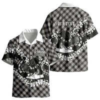 Eleele Hawaii Cowboy Palaka Motifs Personalised Kid Hawaiian Shirt Paniolo Festival Puakenikeni Lei