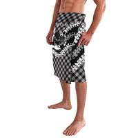 Eleele Hawaii Cowboy Palaka Motifs Personalised Lavalava Paniolo Festival Puakenikeni Lei