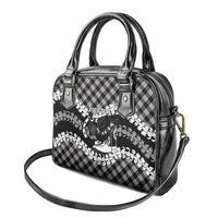 Eleele Hawaii Cowboy Palaka Motifs Personalised Shoulder Handbag Paniolo Festival Puakenikeni Lei