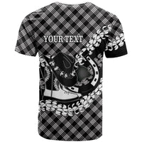 Eleele Hawaii Cowboy Palaka Motifs Personalised T Shirt Paniolo Festival Puakenikeni Lei