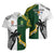 South Africa And Fiji Rugby Hawaiian Shirt 2023 World Cup Fijian Tapa With Kente Pattern LT14 - Polynesian Pride
