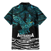 New Zealand Sulphur-crested Cockatoo Family Matching Mermaid Dress and Hawaiian Shirt Aotearoa Maori Mix Paua Shell