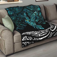 New Zealand Sulphur-crested Cockatoo Quilt Aotearoa Maori Mix Paua Shell