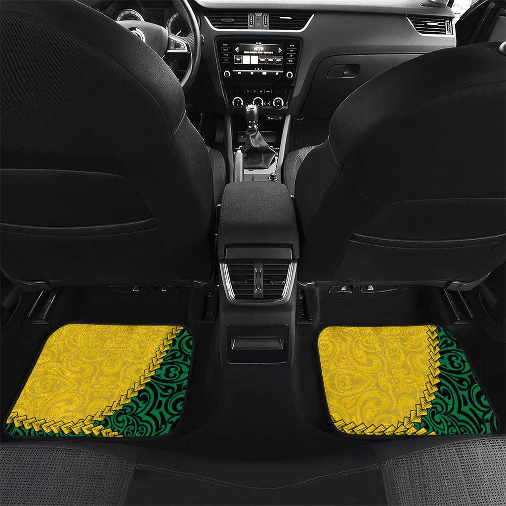 Malampa Province Car Mats Vanuatu Map - Plumeria Flag Color