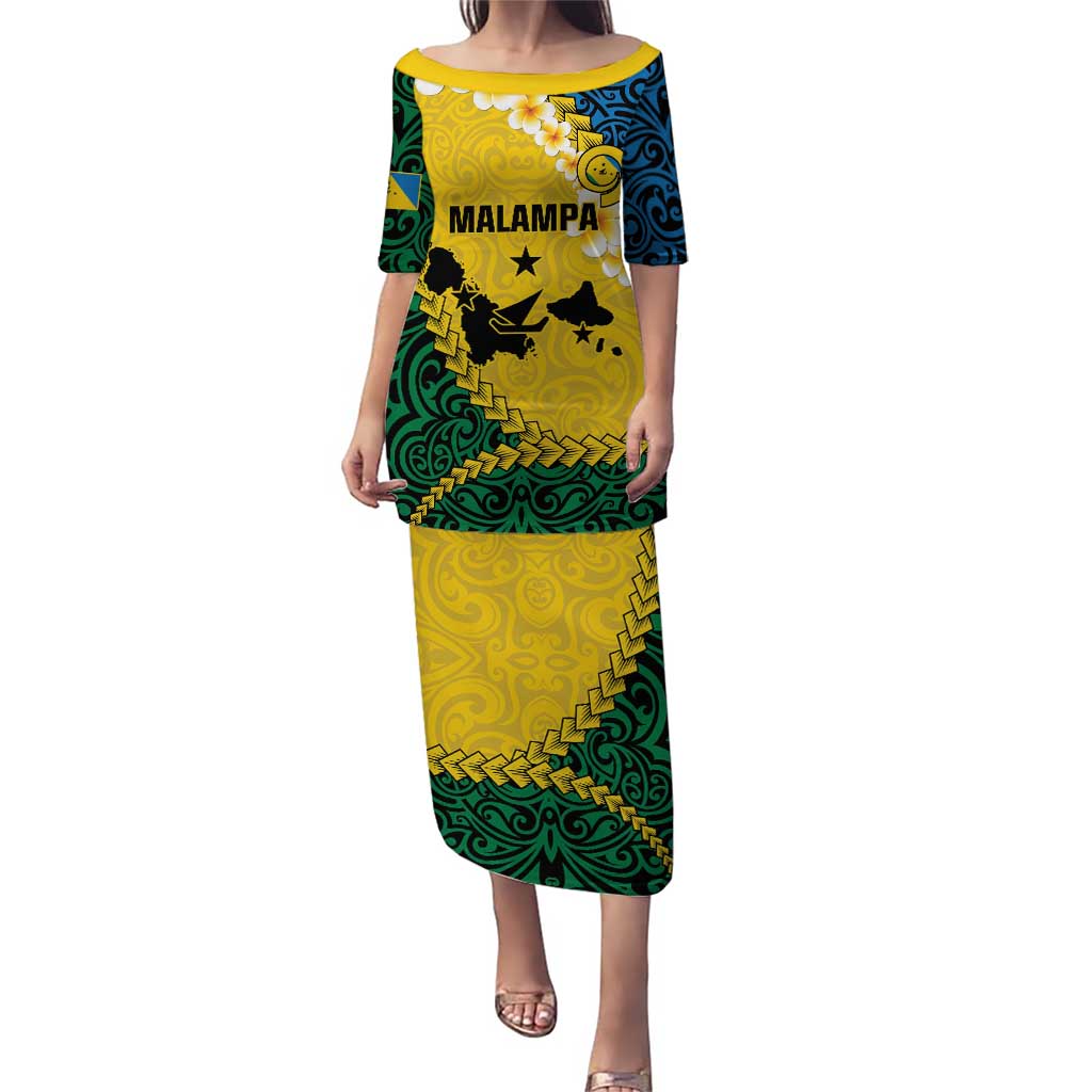 Malampa Province Puletasi Vanuatu Map - Plumeria Flag Color