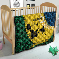 Malampa Province Quilt Vanuatu Map - Plumeria Flag Color